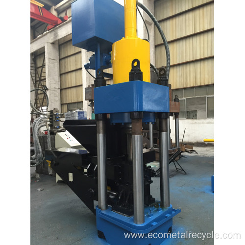 Vertical Aluminum Chips Packing Pressing Briquette Machine